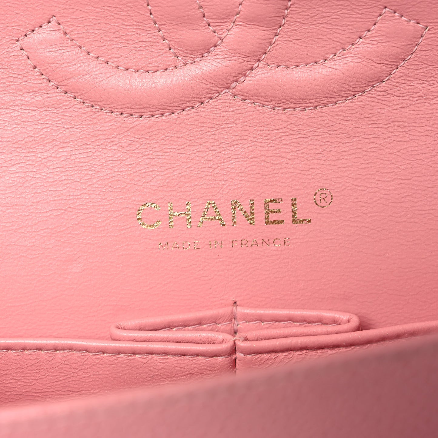 Caviar Quilted Medium Double Flap Pink