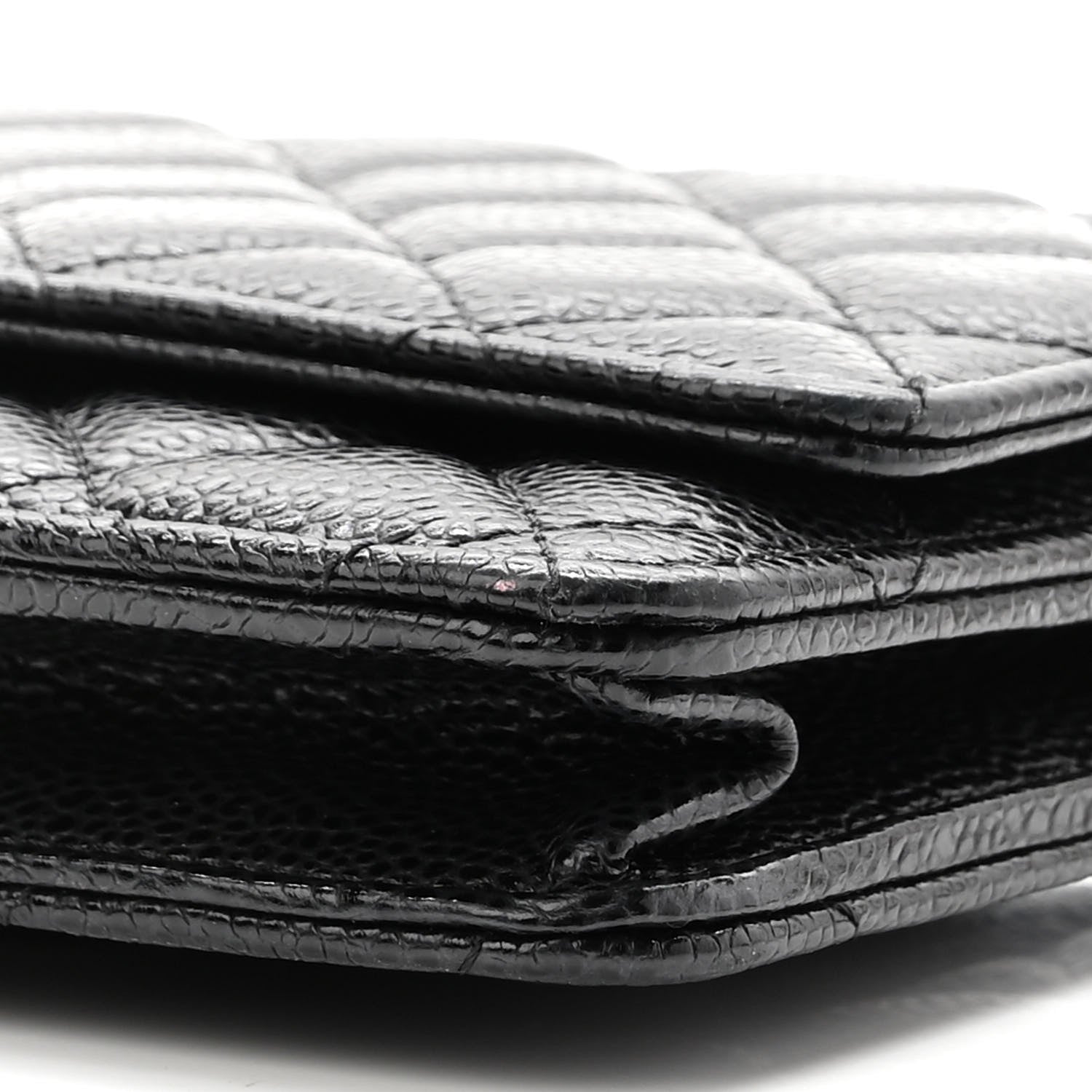 Chanel Caviar Quilted Wallet On Chain WOC Black 11 of 12