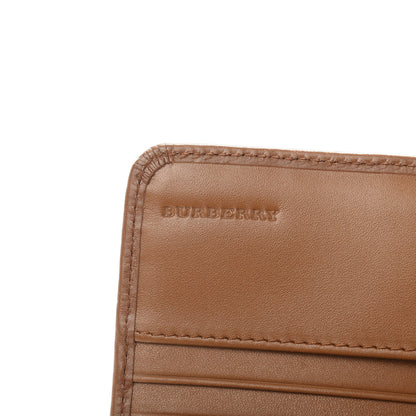 Burberry Haymarket Check Penrose Continental Wallet Tan 7 of 11