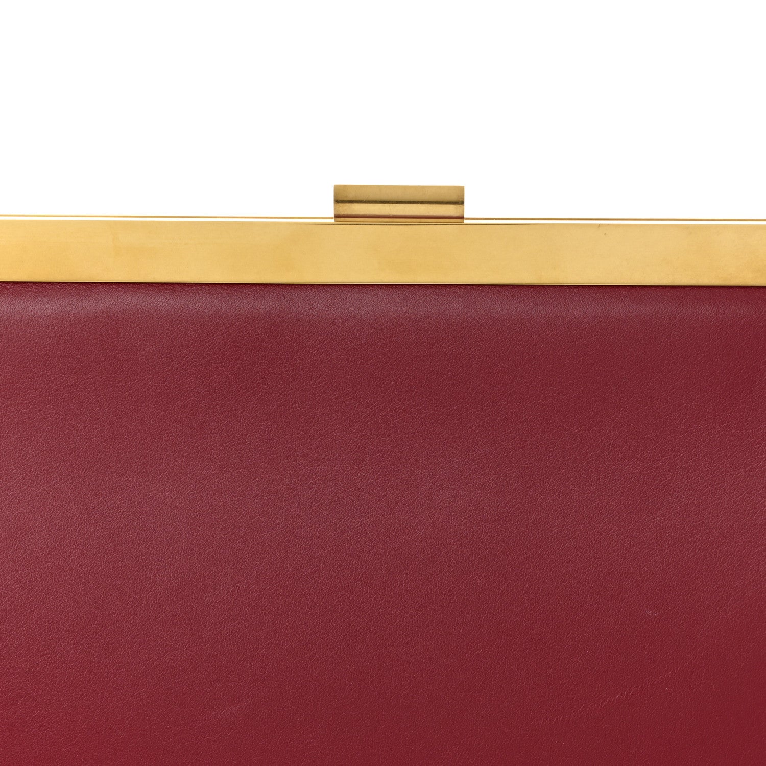 Celine Patina Box Calfskin Medium Clasp Bag Scarlet 15 of 19