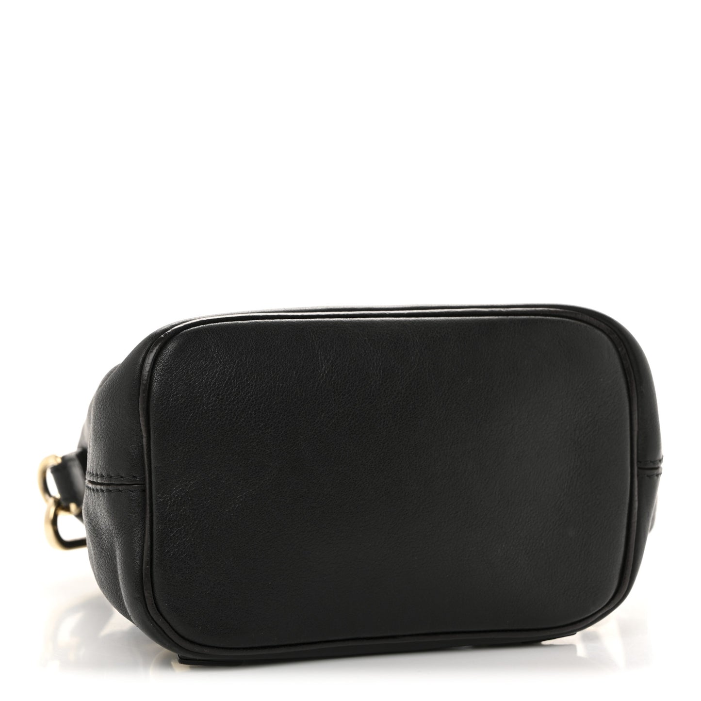Suede Calfskin Mini Faye Backpack Black