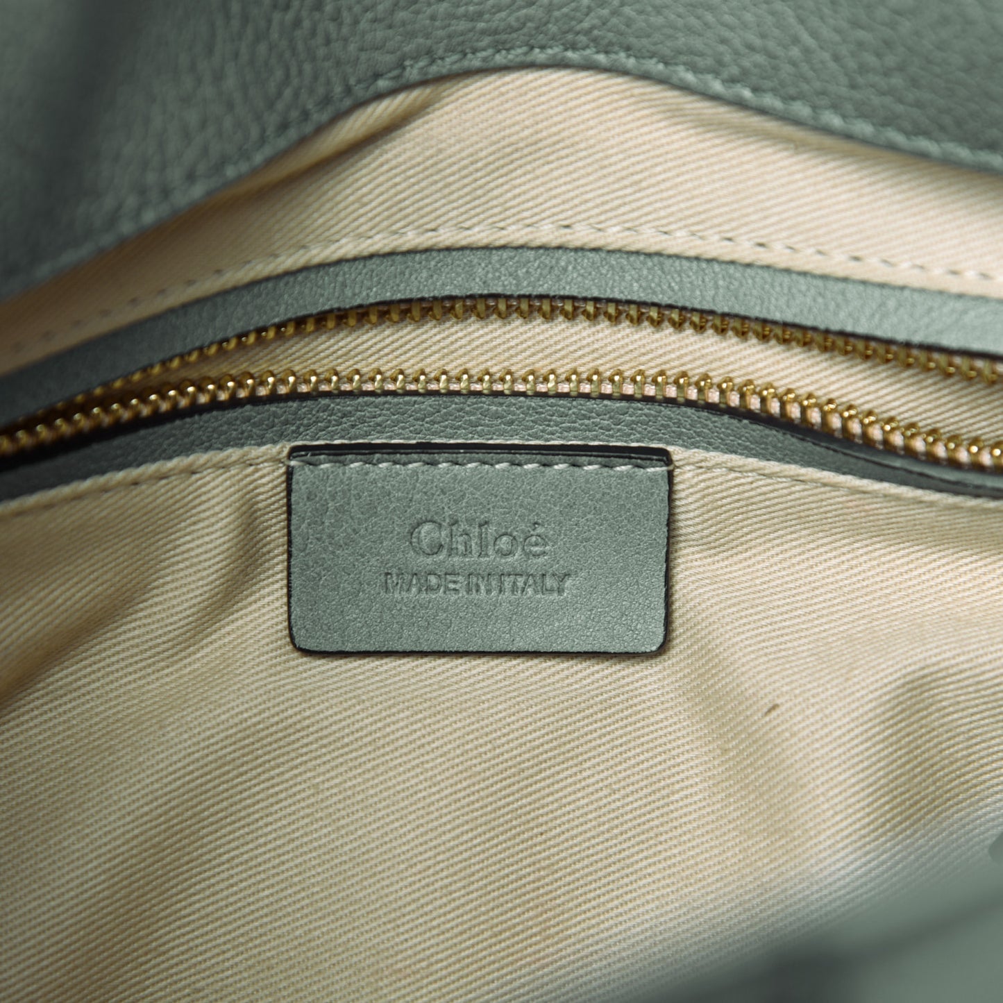 Calfskin Small Owen Flap Bag Cloudy Blue