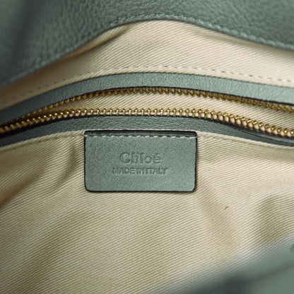 Chloe Calfskin Small Owen Flap Bag Cloudy Blue 12 of 22