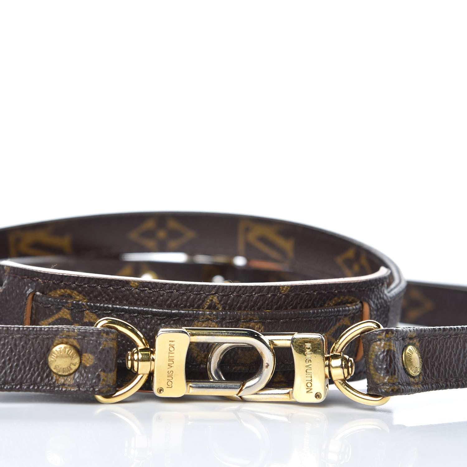 Louis Vuitton Monogram 16mm Adjustable Shoulder Strap 2 of 5