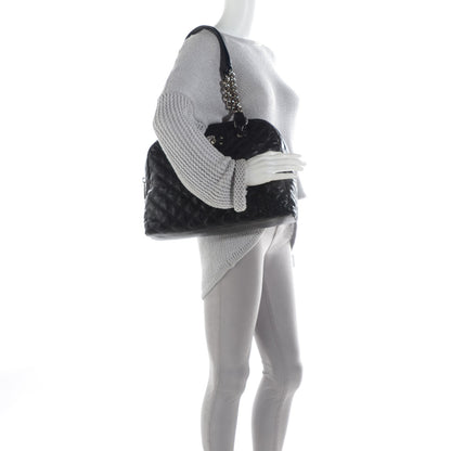 Marc Jacobs Lacquered Lambskin Quilted Karly Black 2 of 8