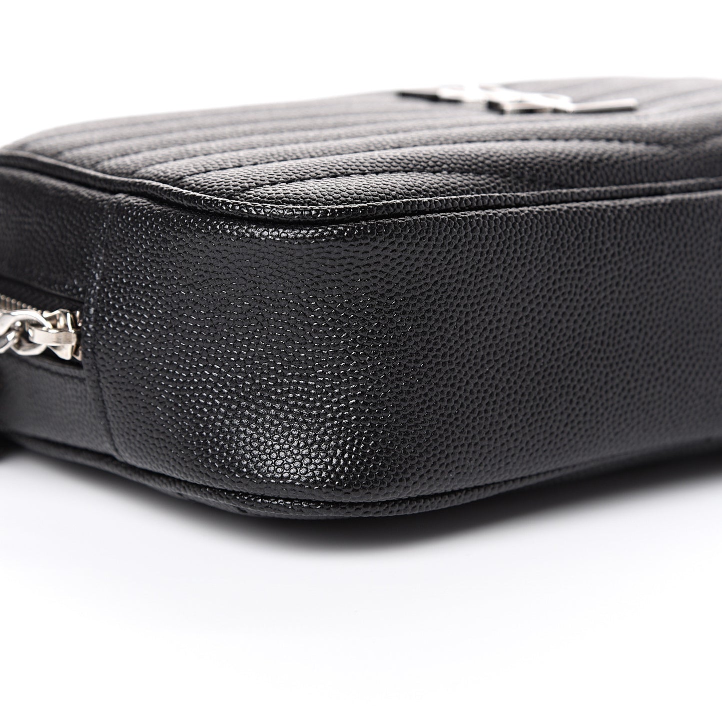 Grain De Poudre Matelasse Monogram Mini Lou Camera Bag Black