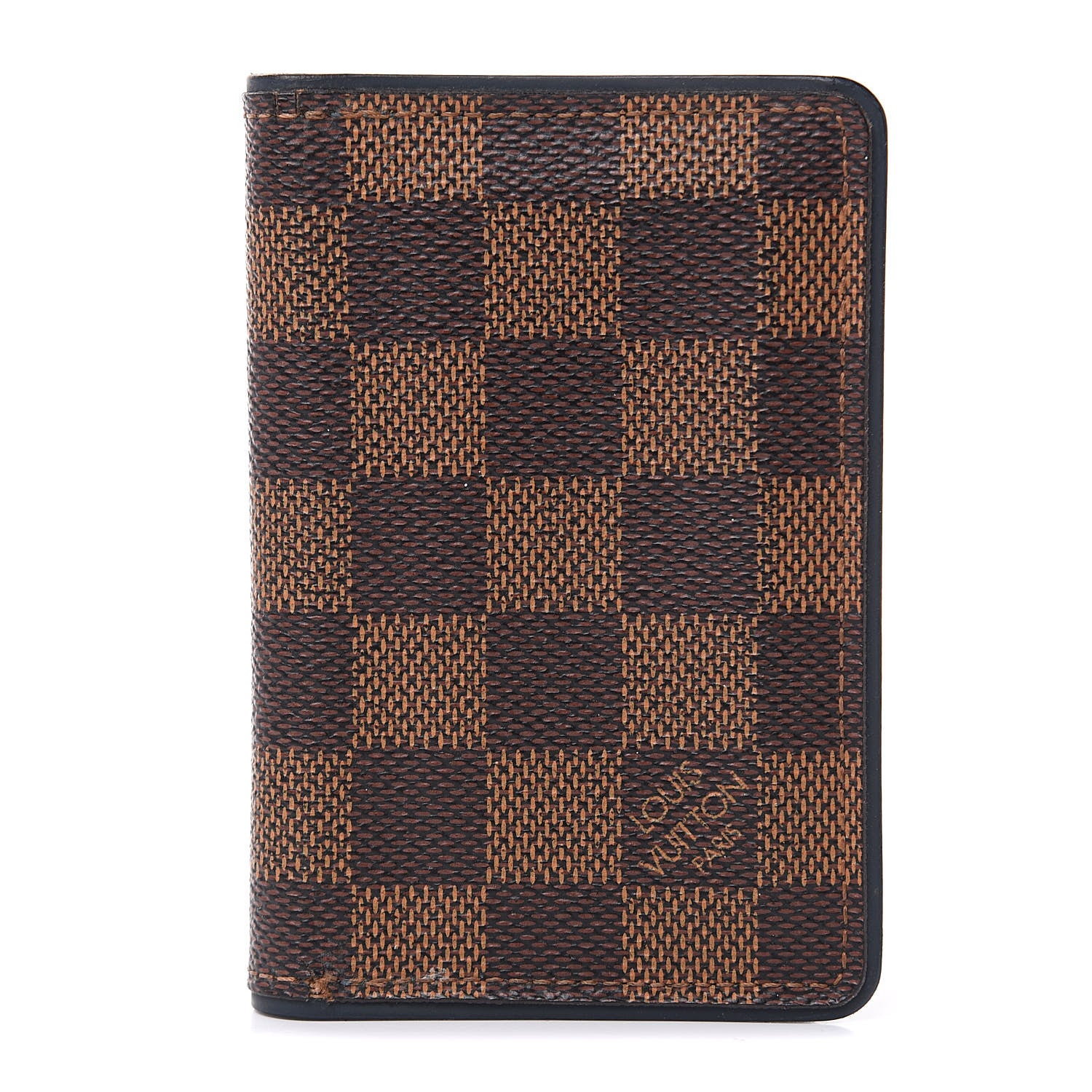 Louis Vuitton Damier Ebene Pocket Organizer NM Blue 1 of 11