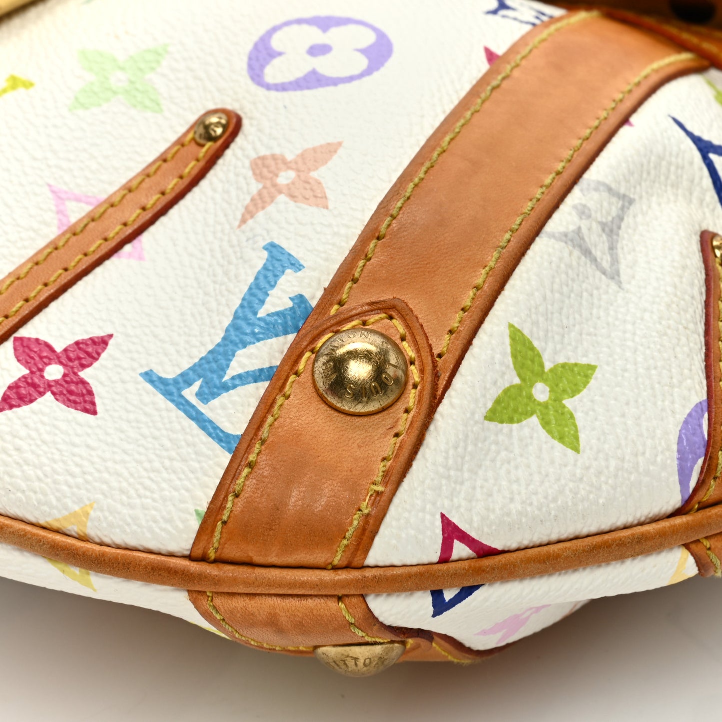 Monogram Multicolor Leonor White