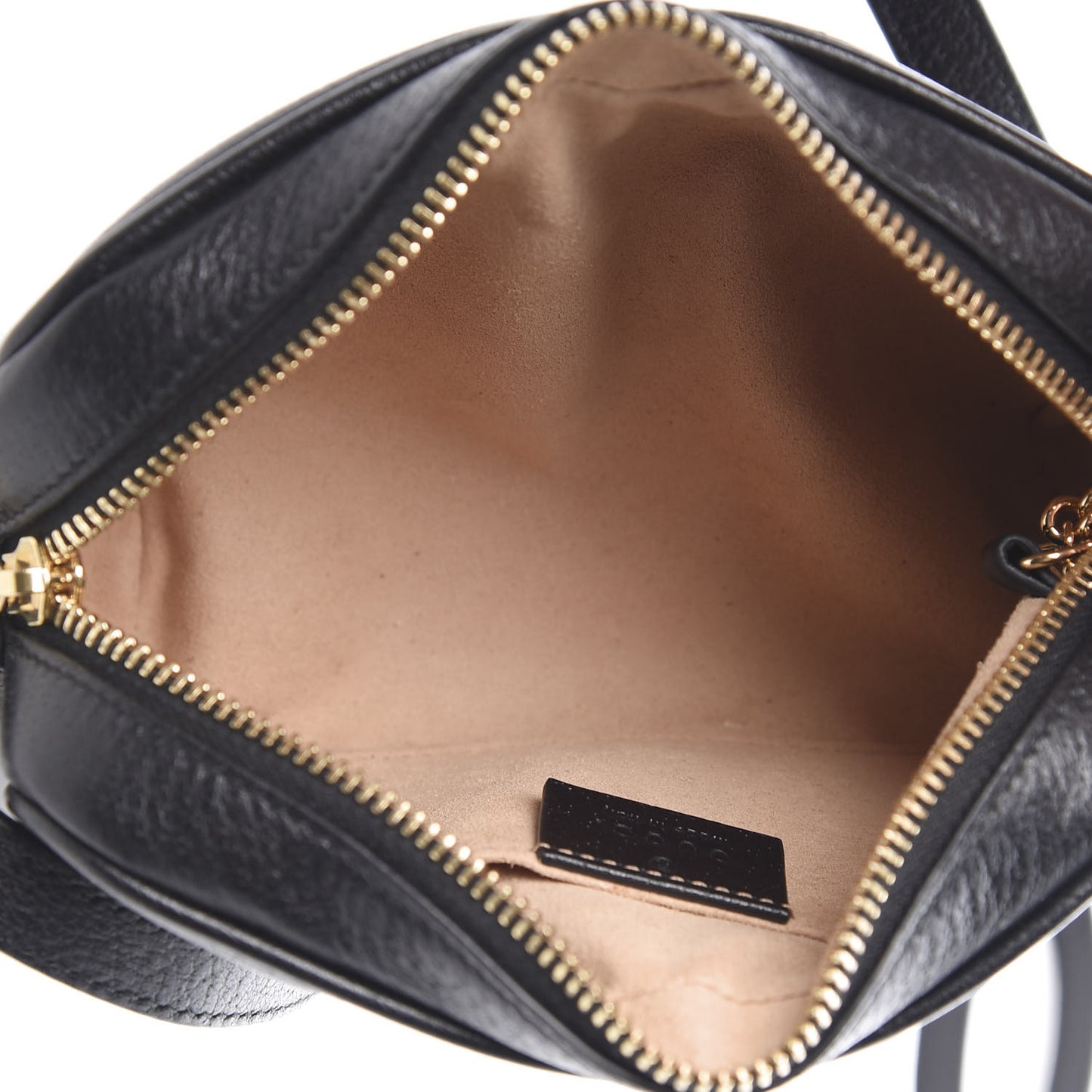 Calfskin Web Mini Ophidia Shoulder Bag Black