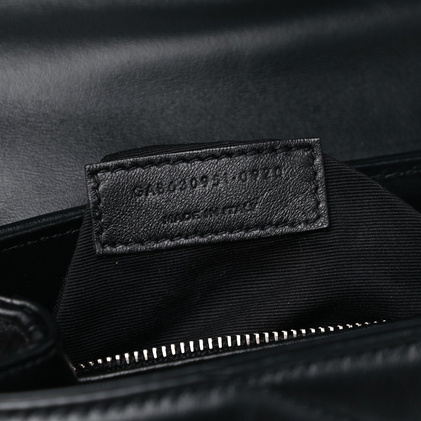 Calfskin Y Quilted Monogram Toy Loulou Crossbody Bag Black
