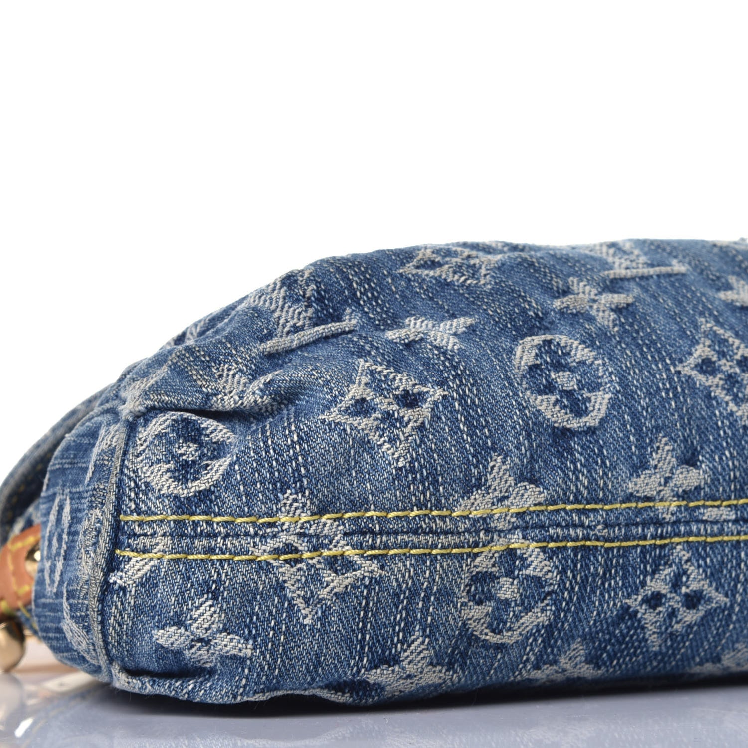 Louis Vuitton Monogram Denim Mini Pleaty Blue 7 of 10