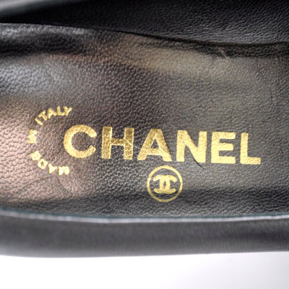 Chanel Leather CC Pumps 38.5 6 of 7
