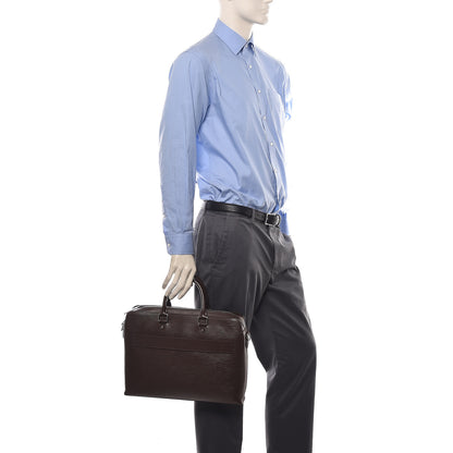 Louis Vuitton Epi Brooks Briefcase Brown 2 of 40