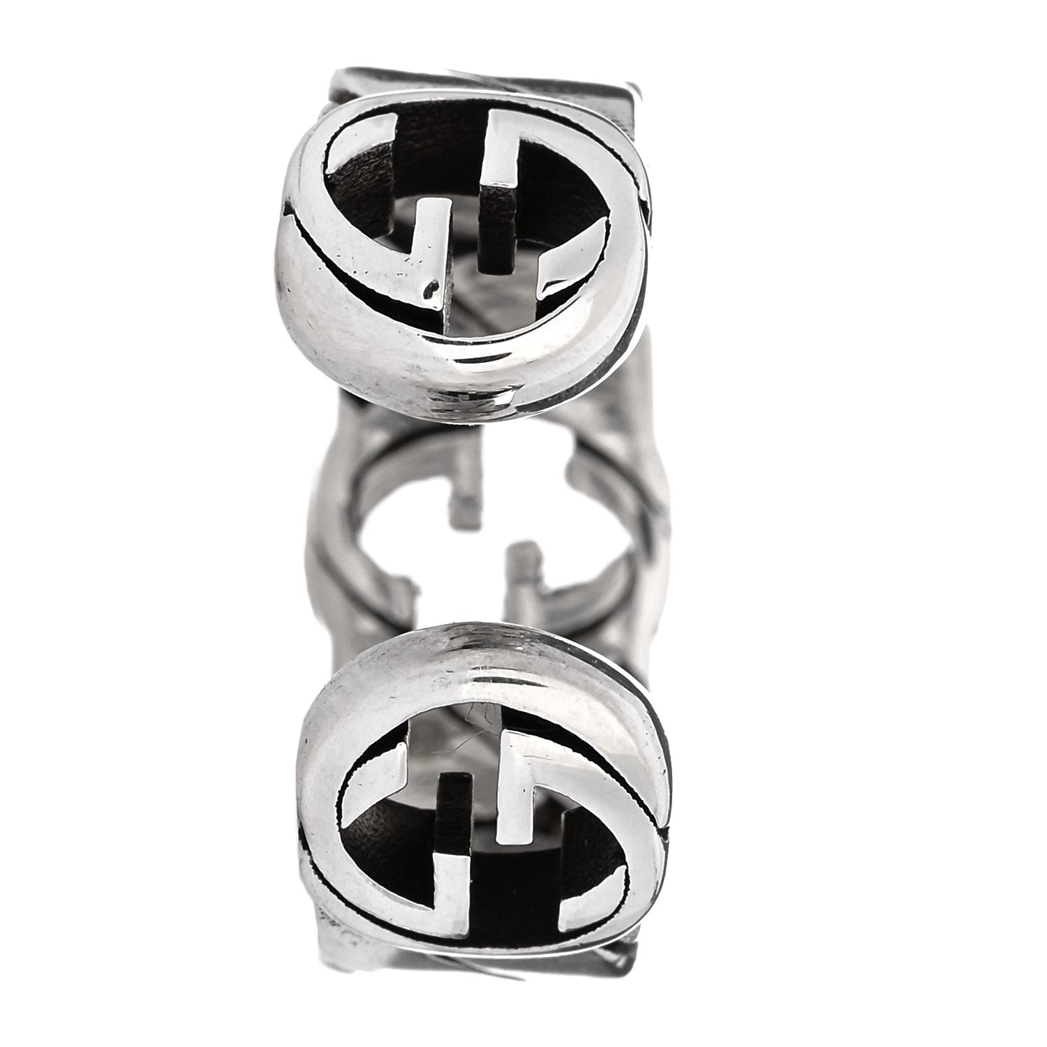 Gucci Sterling Silver Interlocking G Ear Cuff 3 of 4