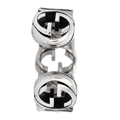 Gucci Sterling Silver Interlocking G Ear Cuff 3 of 4