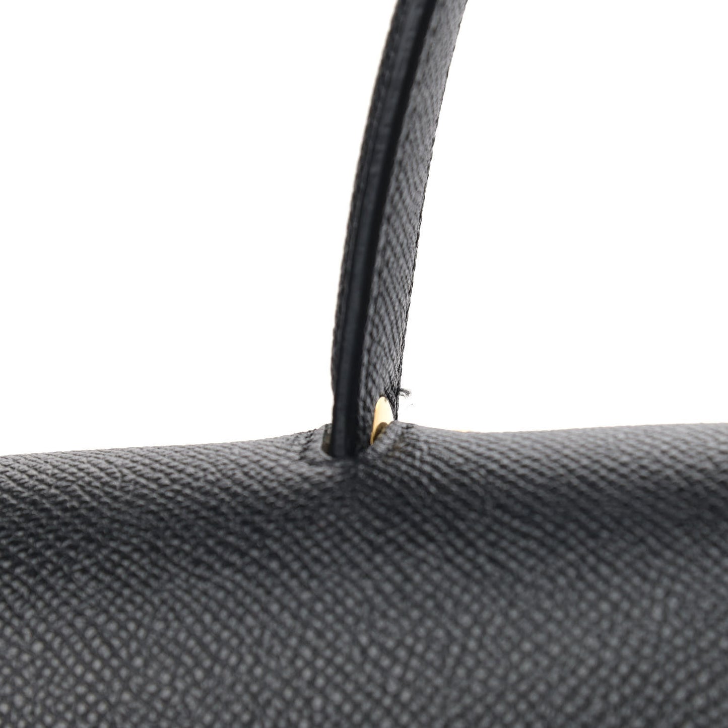 Grained Calfskin Mini Belt Bag Black
