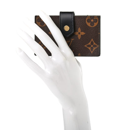 Louis Vuitton Monogram Gusset Card Holder Black 2 of 6