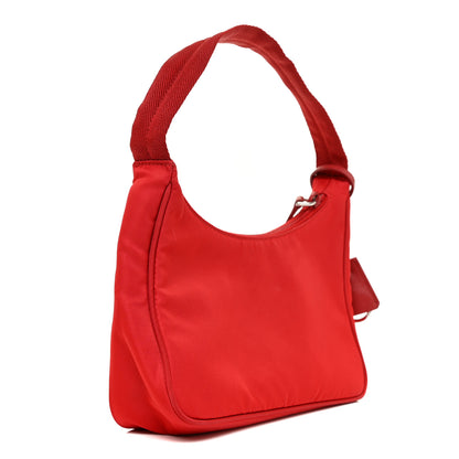 Prada Tessuto Nylon Mini Re-Edition 2000 Bag Rosso 3 of 9
