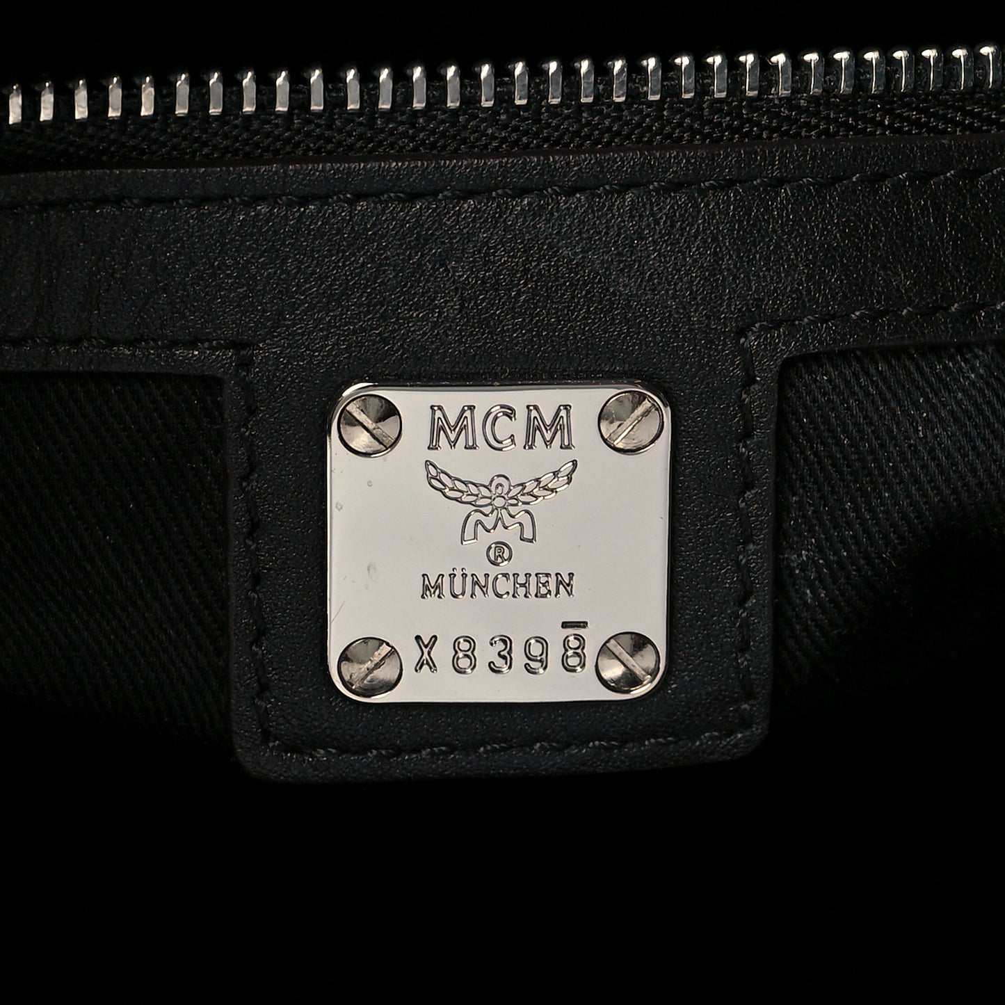 Calfskin Ottomar Monogram Medium Klara Hobo Black