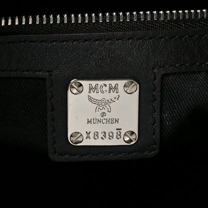 MCM Calfskin Ottomar Monogram Medium Klara Hobo Black 6 of 11