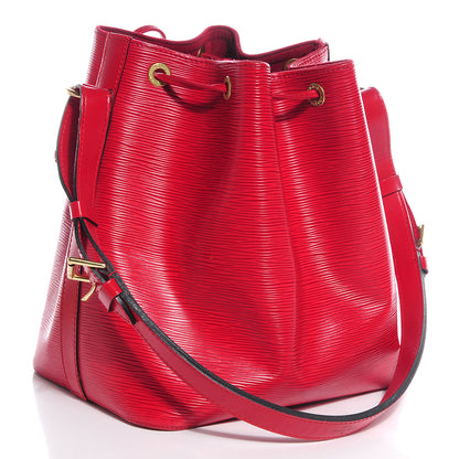 Louis Vuitton Epi Petit Noe Rouge 3 of 8