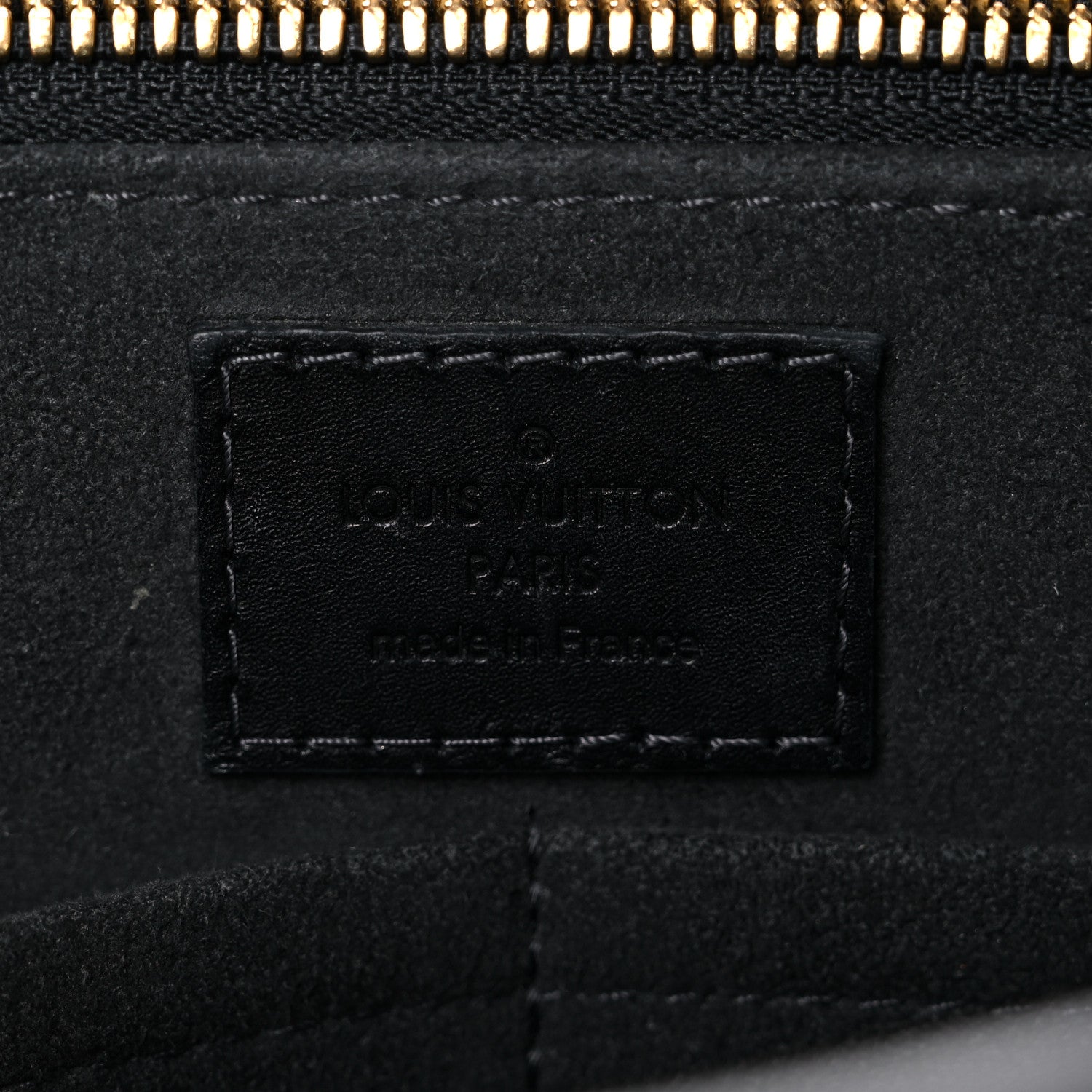 Louis Vuitton Monogram Cuir Plume Very Tote MM Black 9 of 55