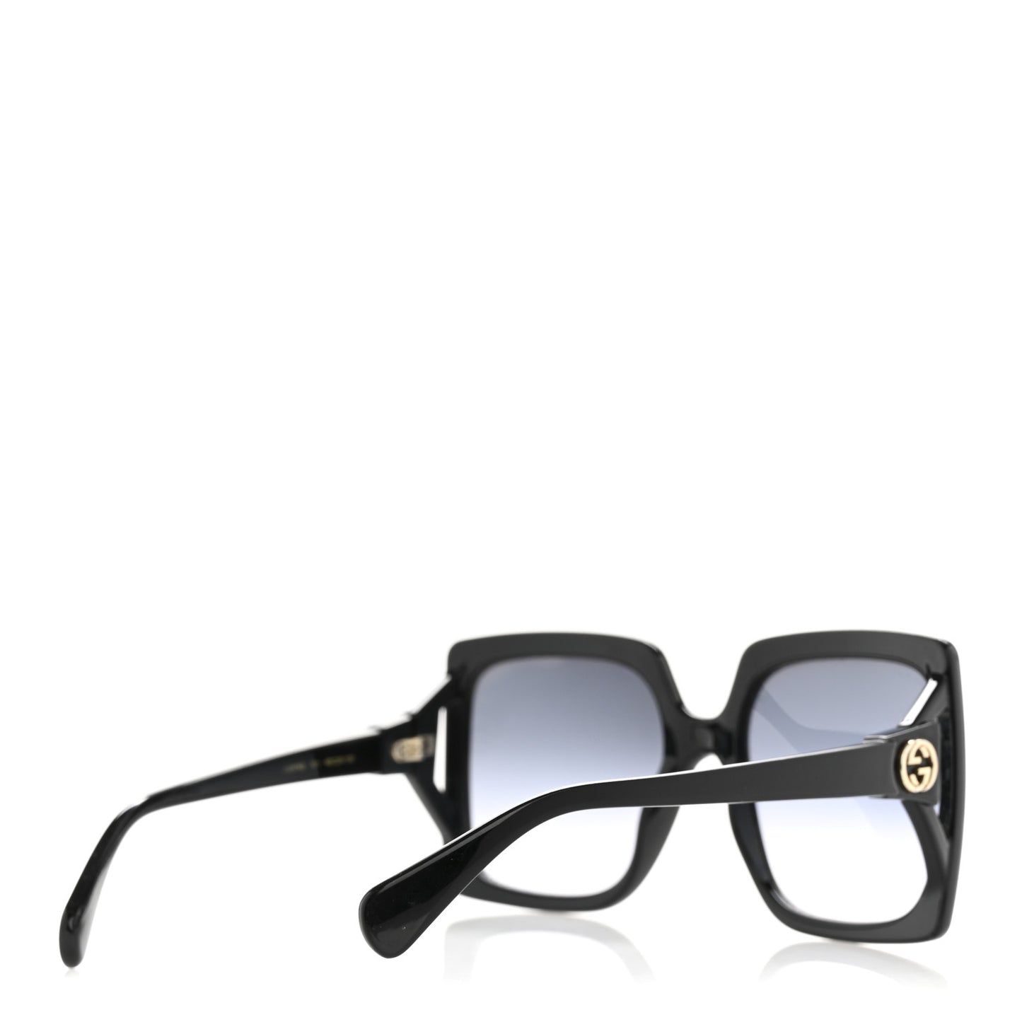 Acetate Square Frame Sunglasses GG0876S Black