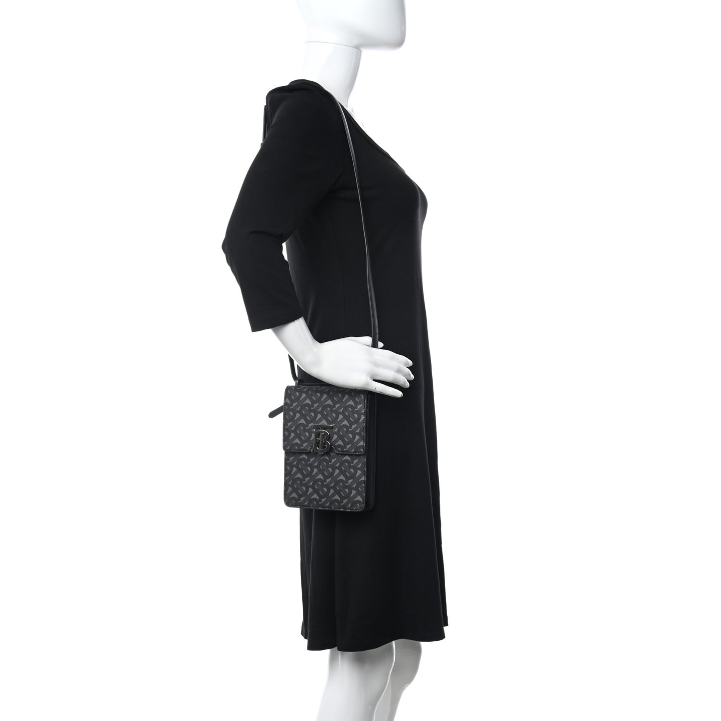 E-Canvas Monogram Robin Bag Black
