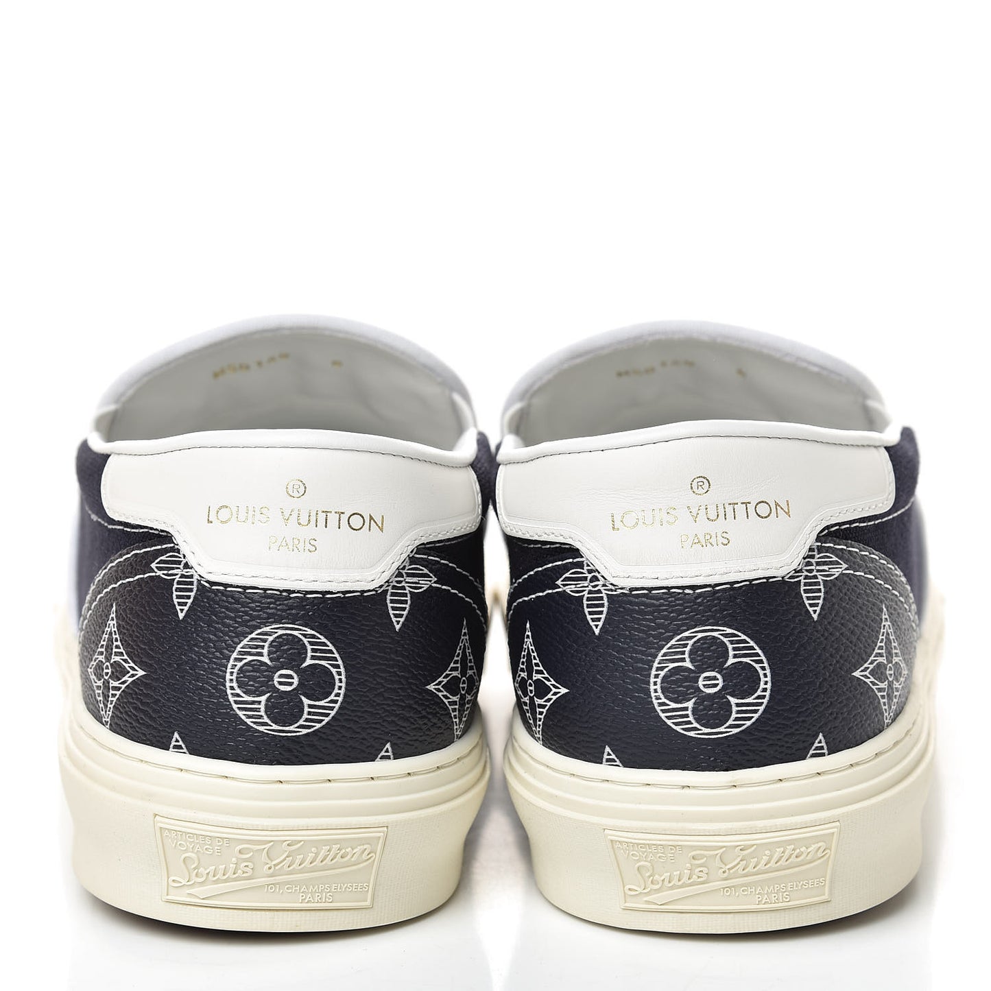 Savane Monogram Trocadero Slip On Sneakers 6 Encre