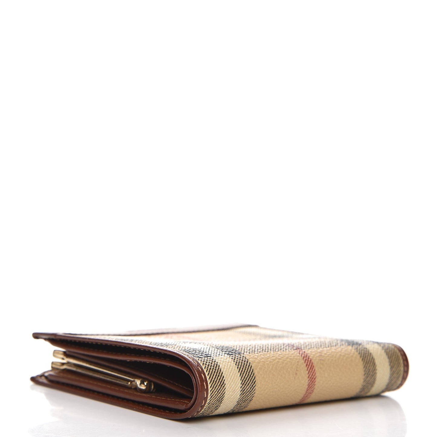 Haymarket Check French Wallet Brown