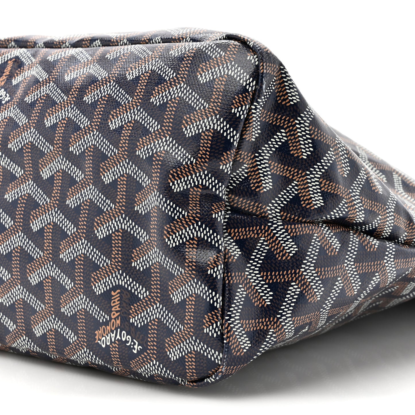 Goyardine Boheme Hobo Navy Blue