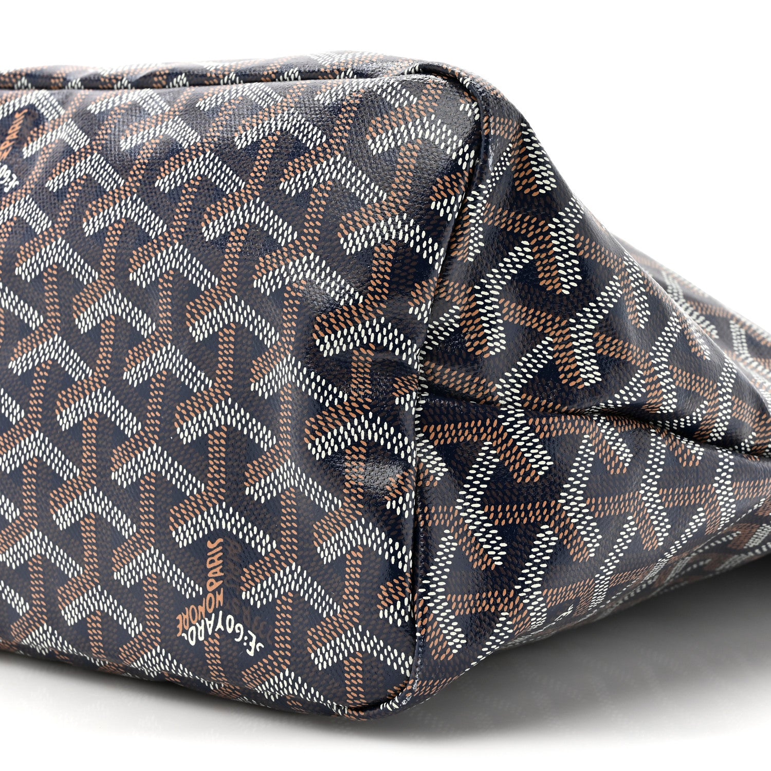 Goyard Goyardine Boheme Hobo Navy Blue 11 of 12