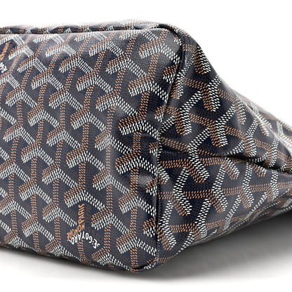Goyard Goyardine Boheme Hobo Navy Blue 11 of 12