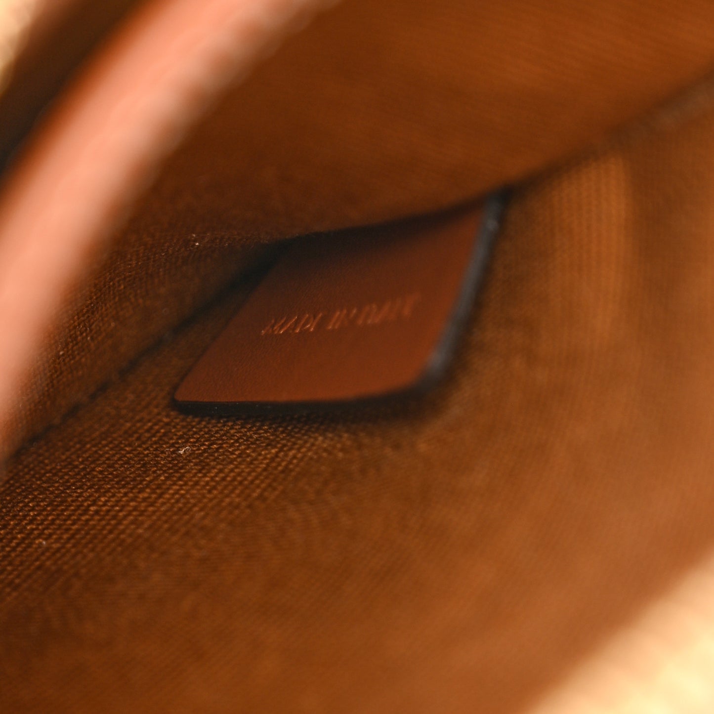 Triomphe Canvas Calfskin Small Boston Bag Tan