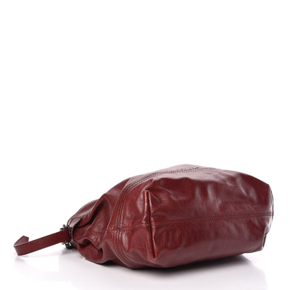 Burberry Calfskin Chain Tote Burgundy 4 of 15