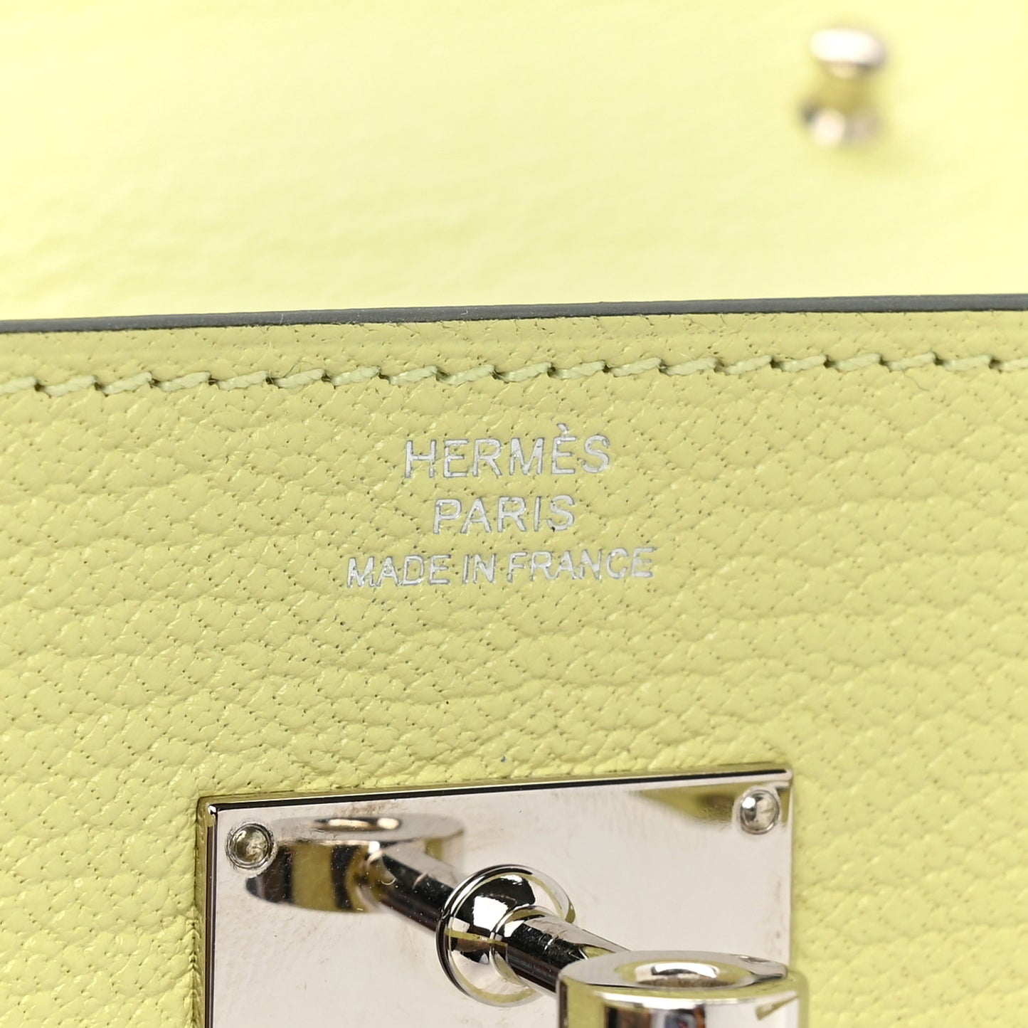 Chevre Mysore Kelly Wallet To Go Jaune Bourgeon