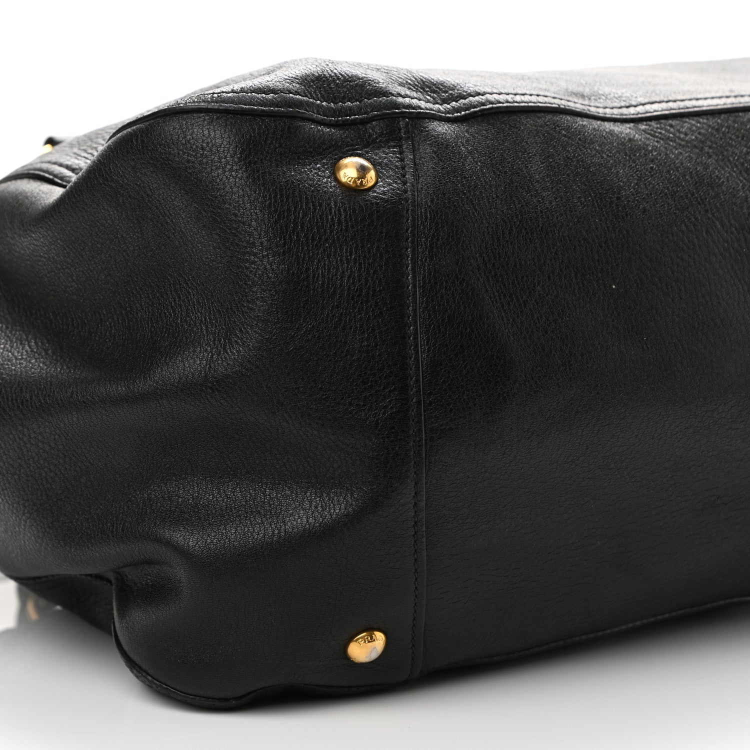 Prada Vitello Daino Tote Black 8 of 13