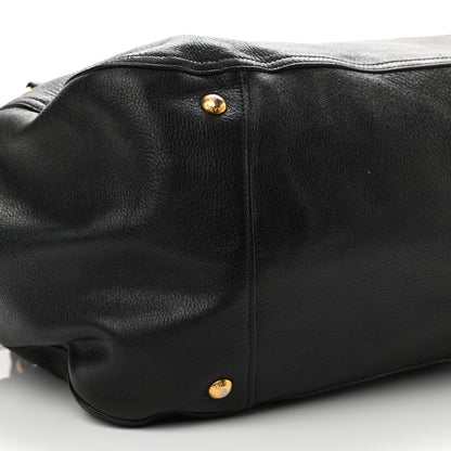 Prada Vitello Daino Tote Black 8 of 13