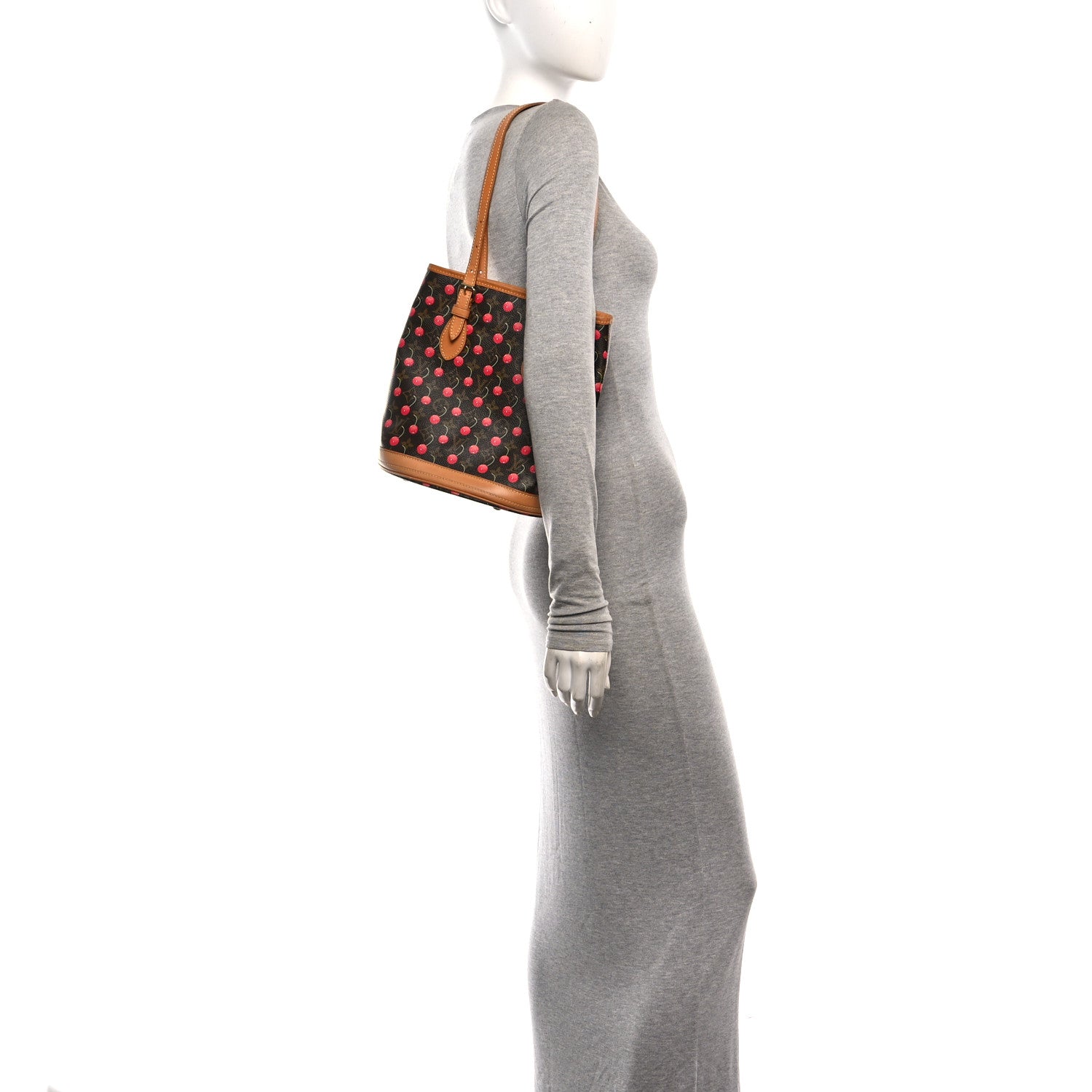 Louis Vuitton Monogram Cerises Bucket Bag 2 of 10