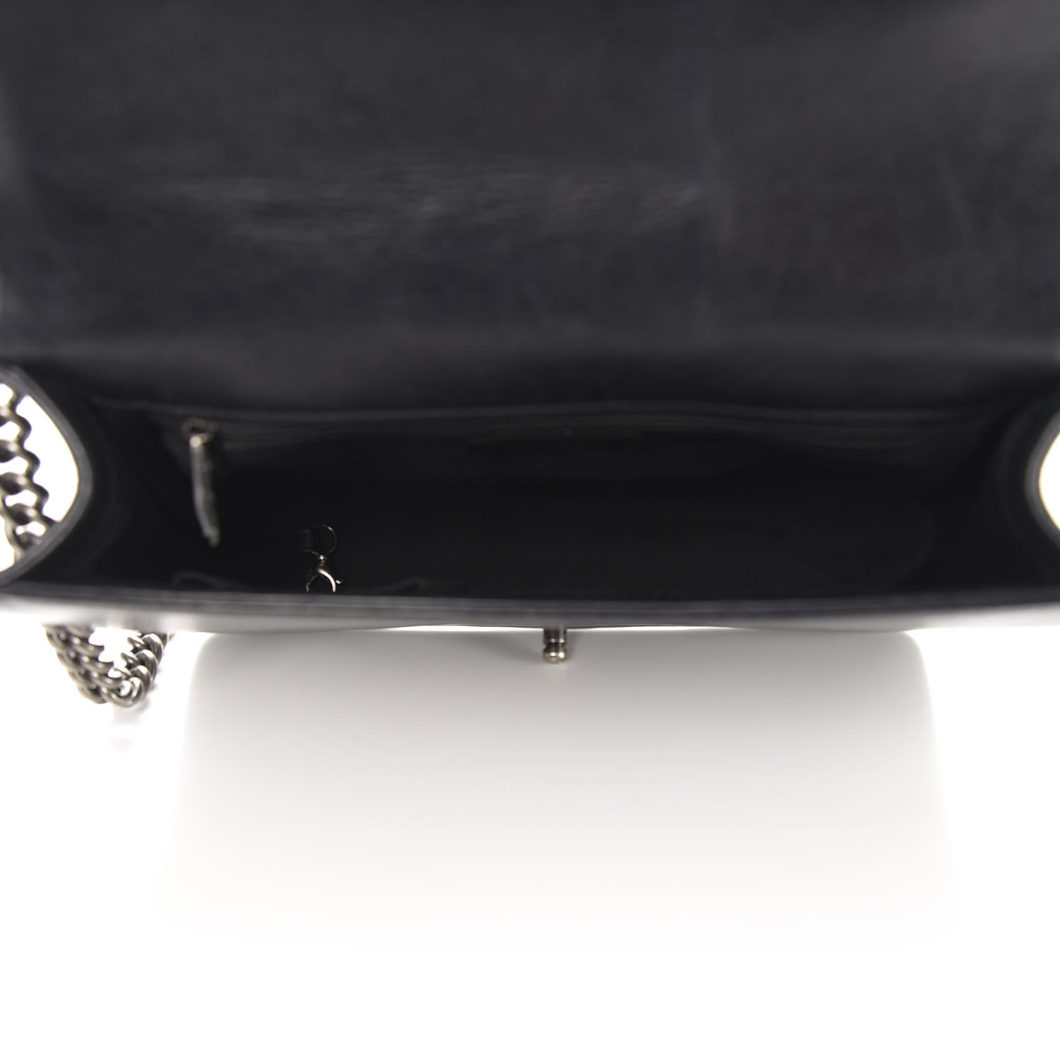 Chanel Calfskin Embossed Stitch Large Boy Flap Black 5 of 12