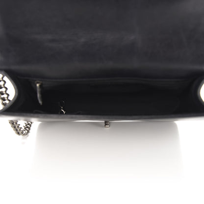 Chanel Calfskin Embossed Stitch Large Boy Flap Black 5 of 12