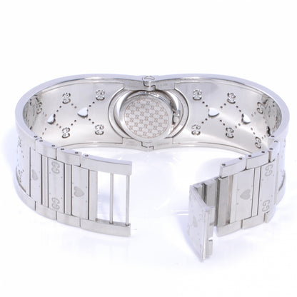 Gucci Stainless Steel Mother of Pearl 23mm Twirl Heart Quartz Watch 4 of 5