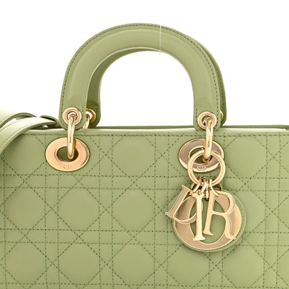 Christian Dior Lambskin Cannage Medium Lady D-Joy Pastel Peyote Green 8 of 12