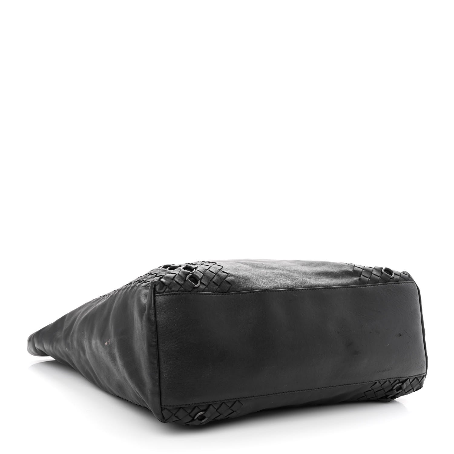Bottega Veneta Lambskin Intrecciato Tote Black 4 of 16