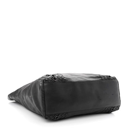 Bottega Veneta Lambskin Intrecciato Tote Black 4 of 16