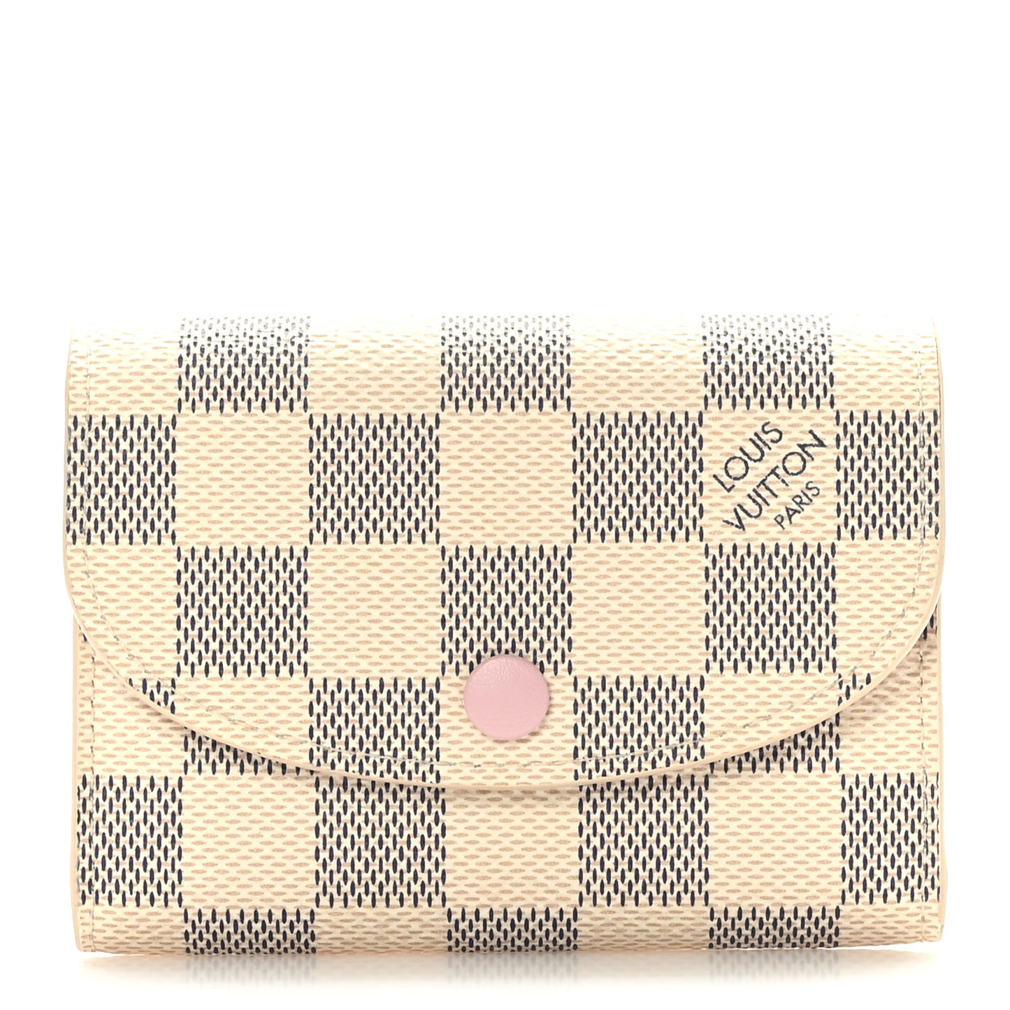 Damier Azur Rosalie Coin Purse Rose Ballerine