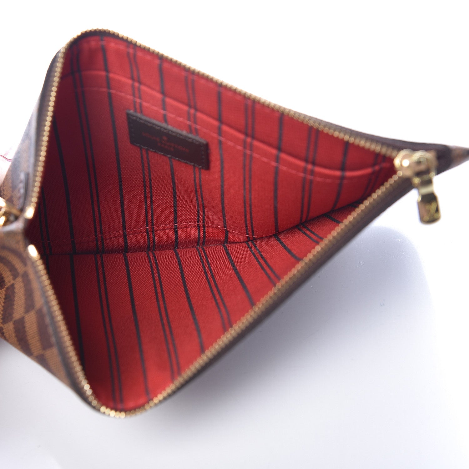 Louis Vuitton Damier Ebene Neverfull MM GM Pochette 5 of 8