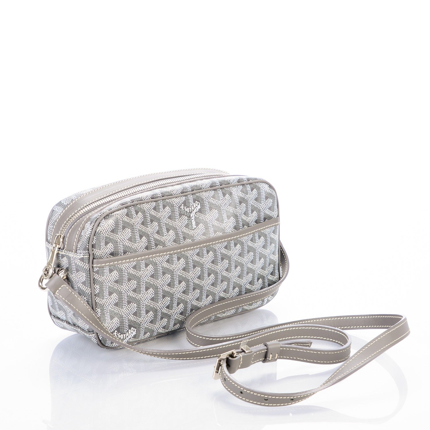 Goyard Goyardine Amacapvert Crossbody Bag Grey 3 of 7
