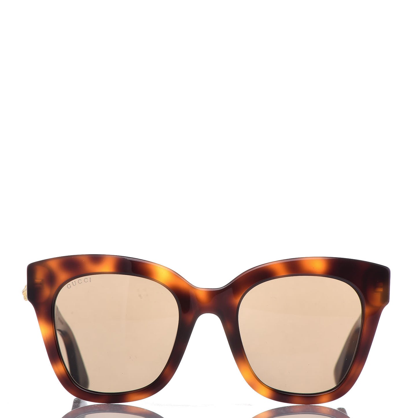 Acetate Square Frame Sunglasses GG0029S Tortoise