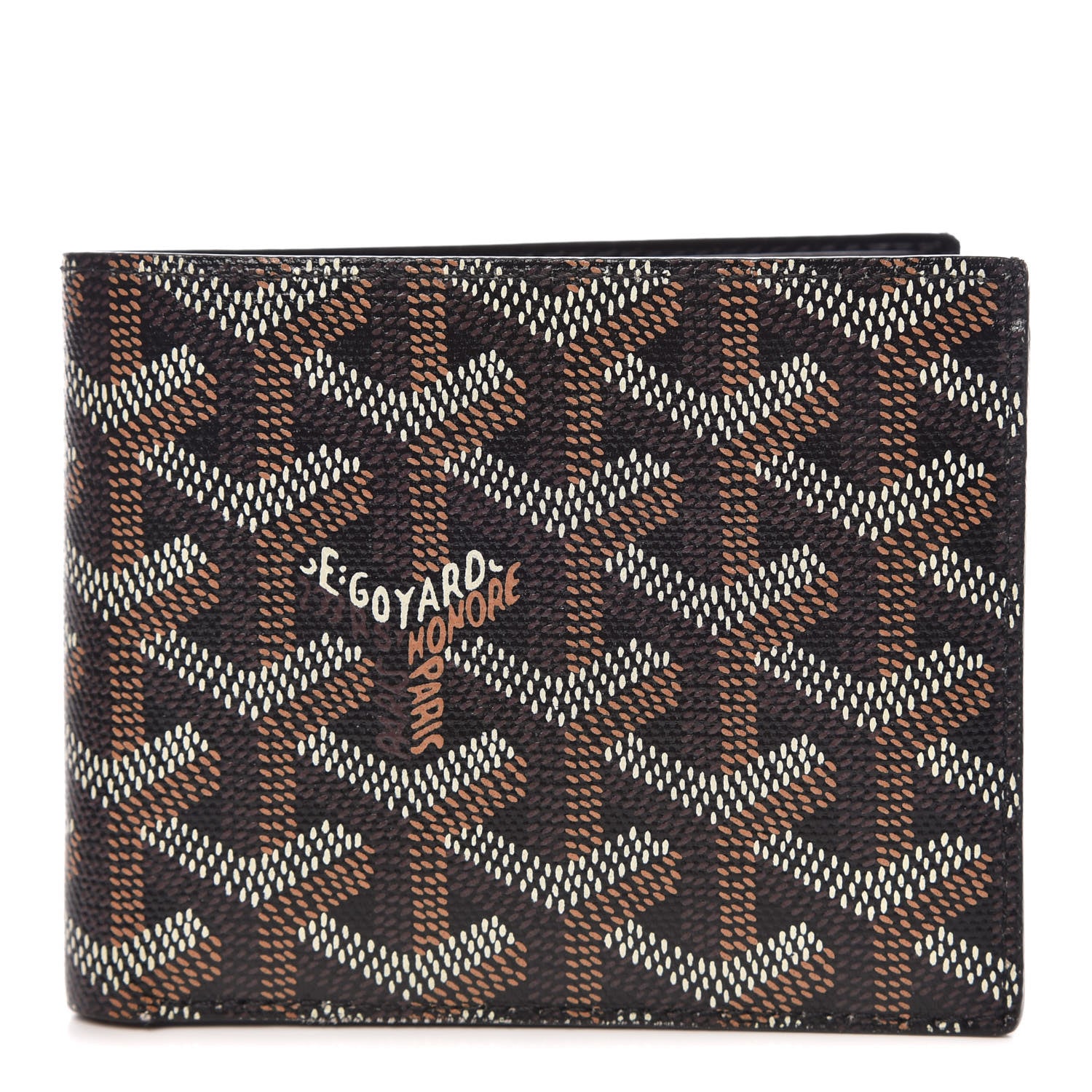 Goyard Goyardine Bi-Fold Victoire PM Wallet Black 1 of 8